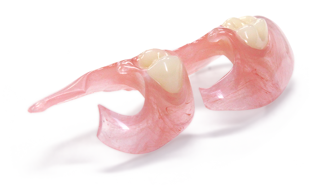 金属のバネがない目立たない入れ歯であるノンクラスプデンチャー